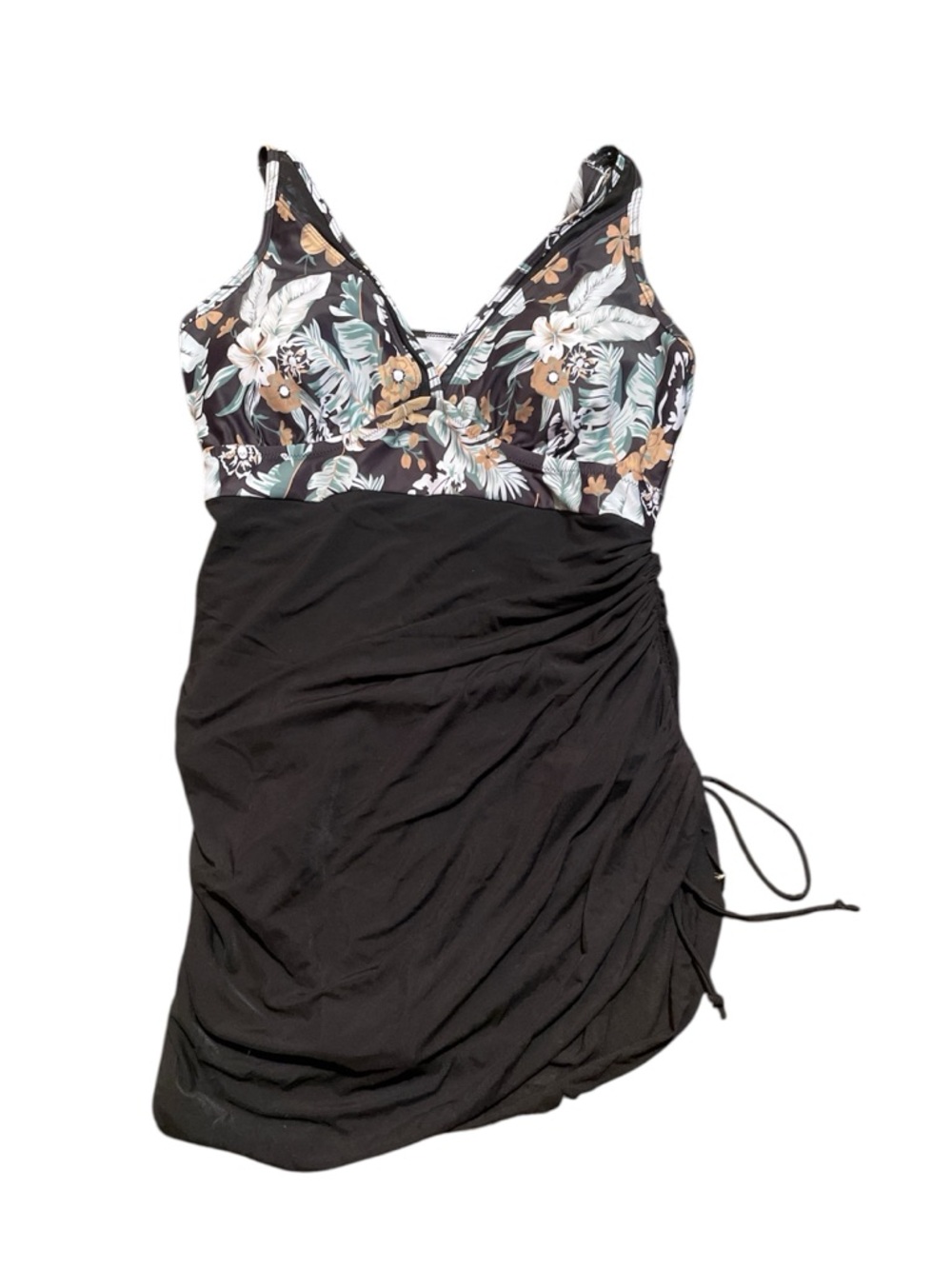NWT Blooming Jelly XL Tummy Control Swim Dress 👗 🌸 One Piece Cover Up attached - Picture 2 of 5